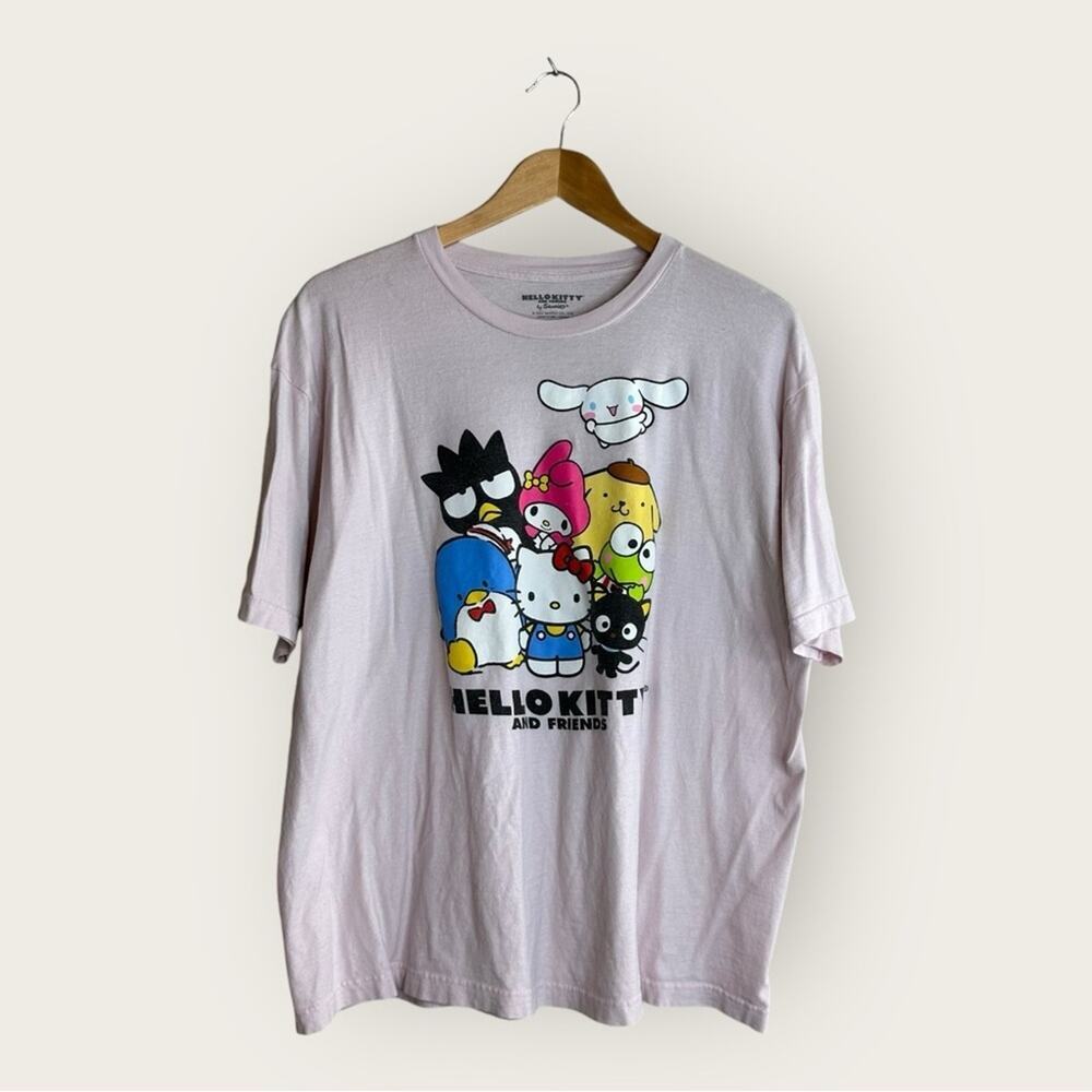 Hello Kitty Sanrio | Hello Kitty & Friends Graphic Tee | Pink | XL